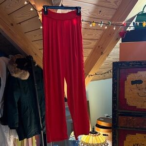 Nordstrom Vibrant Red Wide Leg Pants